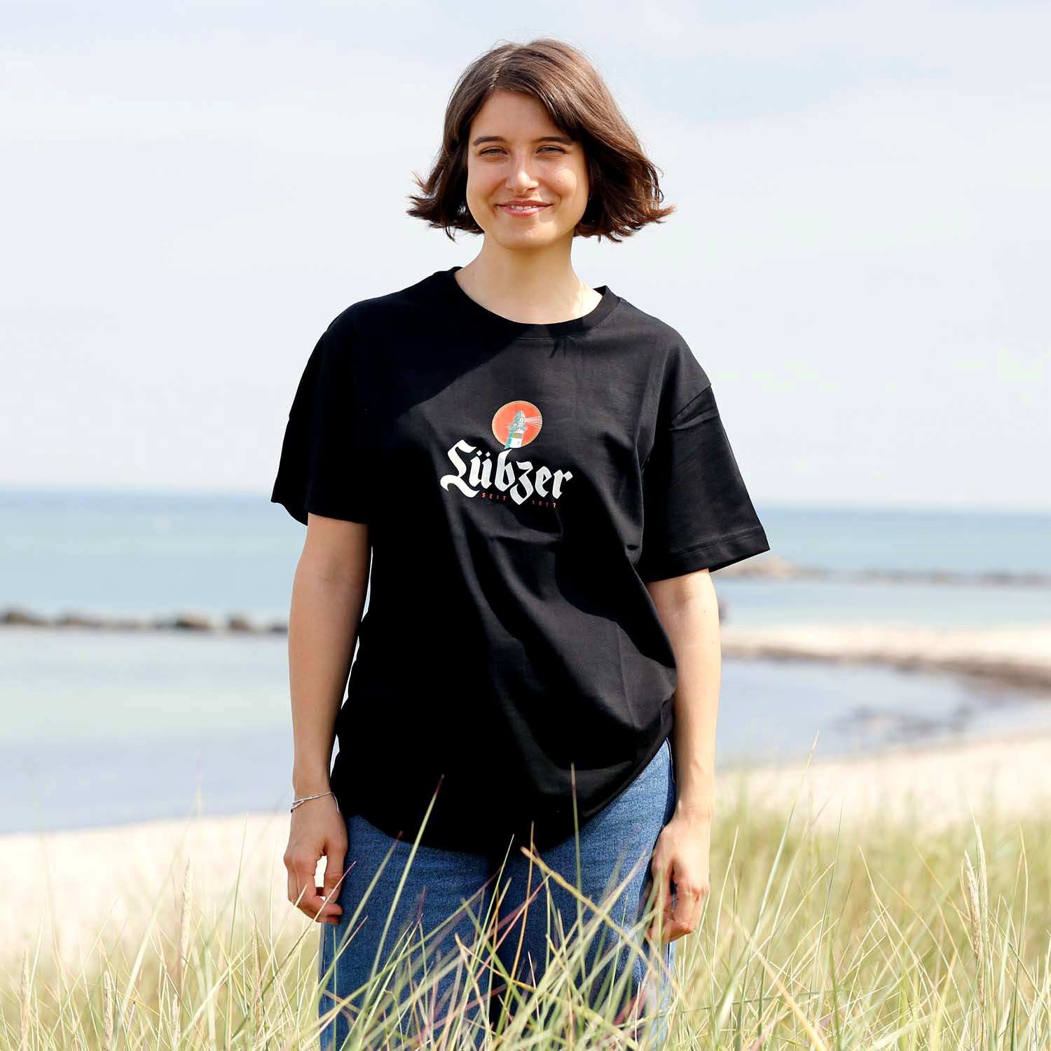 Herren T-Shirt, schwarz für den unkomplizierten Look